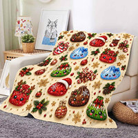 Meistverkaufte Anpassbare Lustige Dumpling Bao Squishy Bedruckte Flanell-Decke Winter Weiche Gemütliche Sofa-Couch-Decke Kawaii Raumdekoration