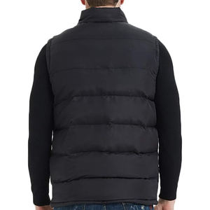 Polyester Winter Wear with Side Pockets OEM Custom Puffer <b>Vest</b> High Quality <b>Fashionable</b> Winter Down Puffer <b>Vest</b> - Product Image 2