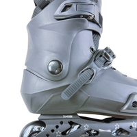 Rollerpassion Patins à roulettes de fitness pour adultes unisexes avec roues ABEC-7 85A, cadre en aluminium, roues lumineuses, pour sport en plein air