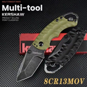 มีดพับอเนกประสงค์ พกพาสะดวก ใช้สำหรับตั้งแคมป์ ป้องกันตัว และหั่นผลไม้ - Product Image 4