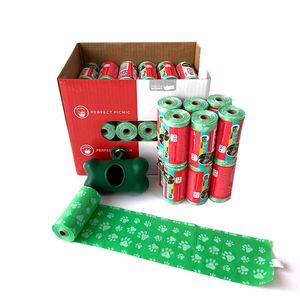 ถุงขยะสัตว์เลี้ยงย่อยสลายได้เองตามธรรมชาติ แบบกำหนดเอง Epi D2w เป็นมิตรกับสิ่งแวดล้อม ถุงเก็บอุจจาระสุนัข ถุงขยะสัตว์เลี้ยงย่อยสลายได้ ผลิตจากโรงงานสำหรับสุนัข - Product Image 1