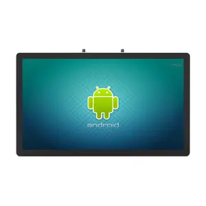 18.5 Inch Led Industrie Alles-In-Een Machine Robuuste Tablet Rk3288 Ip65 Waterdicht Open True Flat Frame Industriële Android Paneel Pc