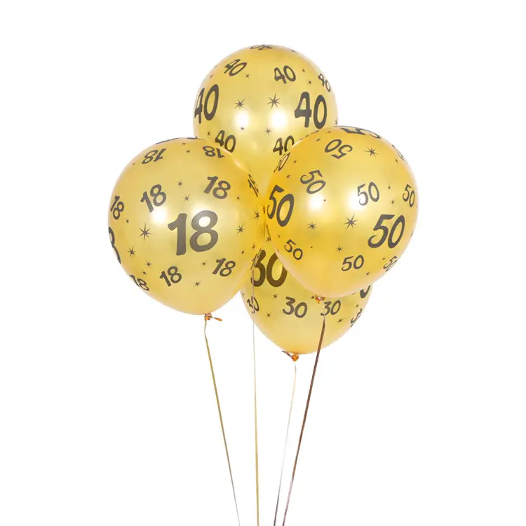 12 Inch 2.8G Verjaardag Party Wedding Anniversary 18 30 40 50 Ballonnen