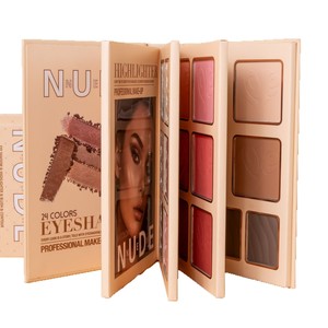 Nueva Paleta de <span class=keywords><strong>Maquillaje</strong></span> Impermeable de Hierbas y Minerales de 43 Colores, Estilo Libro Plegable de Cuatro Capas, Mate, Perlado, Rubor, Contorno, <span class=keywords><strong>Iluminador</strong></span> - Product Image 5