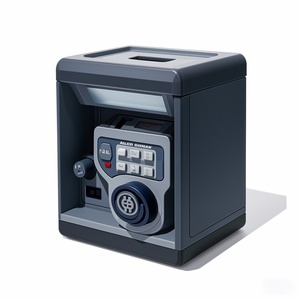 Tùy Chỉnh Điện Tử Đồng Tiền Đếm Auto-Cán Con Heo Đất Ngân Hàng Tiền Tiết Kiệm Hộp An Toàn Tiền Jar Mini Máy ATM Đồng Xu Ngân Hàng Hộp Cho Trẻ Em - Product Image 1