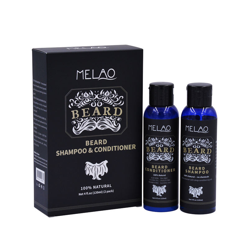 120ml * 2 lavage de barbe et conditionneur de barbe