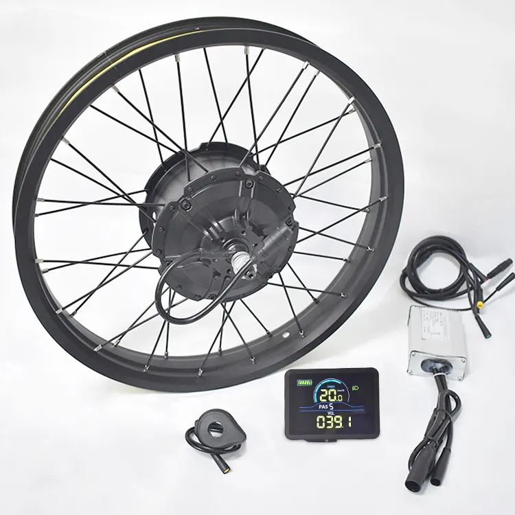 36V 48V 350W 500W 750W Controller 350W mozzo Brushless motore Ebike Kit di conversione bici elettrica Kit di conversione