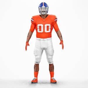 Uniformes de football américain haut de gamme, broderie, tissu sergé respirant, vêtements de football à manches courtes, impression numérique, grande taille - Product Image 1