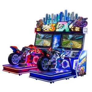2 Player Motorbike Racing Game <b>Machine</b> Coin Operated Arcade Motion Super Bike Car Race <b>Machine</b> for Sale - Product Image 4