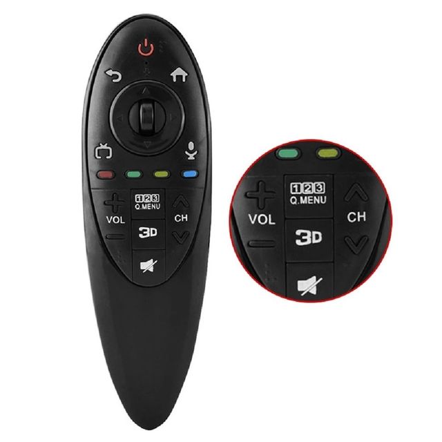 AN-MR500G MR500G Remote Control Use for Magic Smart 3D TV Remote No Voice No USB