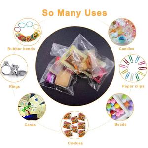 再封可能な小型プラスチック自己粘着透明OPP＆大型セロハンバッグ包装 - Product Image 5