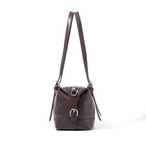 Bolsos de Cuero Genuino para Mujer, Bolsos Boston, Bolsos de Mano de Piel de Vacuno Curtida Vegetal, Bolsos de Hombro para Mujer - Product Image 5