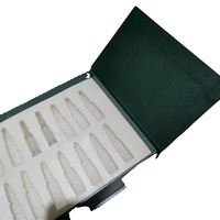 Boîte cadeau de luxe personnalisée pour portefeuille, en carton rigide gris 2 mm, faible MOQ, pelliculage brillant, gaufrage, matériaux recyclés, éponge