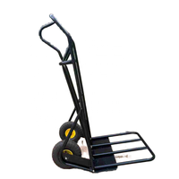 Capacité de charge robuste de 350kg Chariot à main gonflable à 2 roues Camions à plate-forme en acier durable Usage domestique Outils de stockage des achats OEM