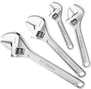 High Quality Stainless Steel Spanner 6" 8"-10"-12" adjustable spanner wrench set