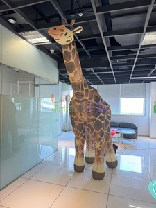 Girafe gonflable géante de 3 m de haut sur le thème de la jungle, du cinéma ou du zoo, pour la promotion et la décoration - Product Image 2