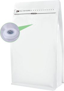 Bolsas Doypack Blancas de Material Laminado para Café con Válvula, Tamaño Personalizable, Resellables, a Prueba de Humedad, para Almacenamiento de Alimentos en Supermercados - Product Image 3