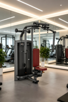 Appareil de musculation à charge par poulie pour exercices de dos et de poitrine, modèle Steel Butterfly Reverse Bird, pour usage en salle de sport