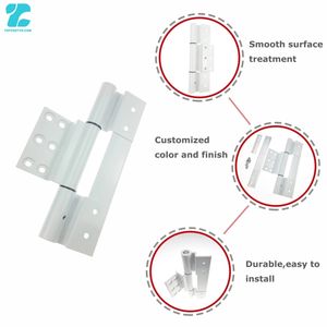 Charnière de porte moderne en aluminium 4D 200 pour salle de bain, cuisine, chambre à coucher – Personnalisable, durable, montage facile – Quincaillerie - Product Image 2