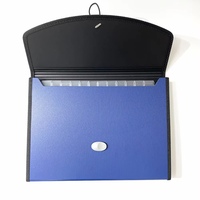 Porte-documents extensible A4 en PP avec 13 pochettes à partitionnement alphabétique pour documents importants