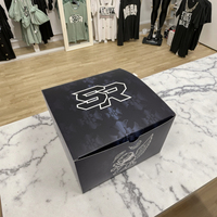 Boîte d'emballage personnalisée pour t-shirt et casquette, articles cool, avec votre design unique