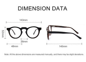 高品質 プレミアム レディース メンズ 純アセテート製 アイウェア 眼鏡 メガネフレーム - Product Image 2