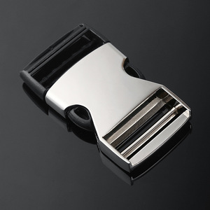 Hebilla de Liberación Lateral de Aleación Metálica Plateada Duradera para Bolsos - Product Image 2