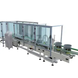 Fully Auto Tin Can Filling Machineis used for filling raw materia ls such as coatings/paints/lubricants/chemicals/food