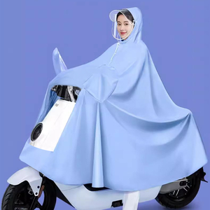 Imperméable unisexe pour une ou deux personnes, imperméable pour vélo électrique, <span class=keywords><strong>poncho</strong></span> pour scooter électrique, imperméable pour moto - Product Image 2