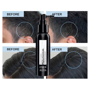 Спрей для окрашивания волос Private Label: от седины к черному цвету, восстанавливающий, на основе травяной смеси Polygonum Multiflorum - Product Image 6