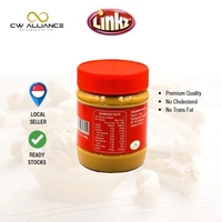 Pâte à tartiner au beurre de cacahuète Linkz Rich Chunky, beurre de noix croustillant, 340g, saveur authentique et naturelle de noix, en bouteille
