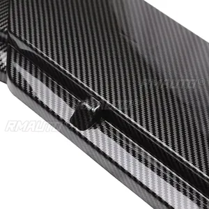 3 pièces Spoiler de pare-chocs avant pour Camaro SS 16-21 / LS LT RS 19-21, Accessoires de kit carrosserie style fibre de carbone - Product Image 4