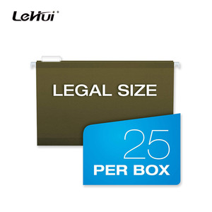 Livolo — <span class=keywords><strong>dossier</strong></span> de suspension en papier, lettres/légal/FC 3 à 1/2 pouces, extension, vert foncé, 11Pt, blanc/Kraft - Product Image 5