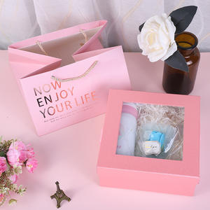 Custom Paper Cardboard Gift Packaging <b>Boxes</b> Window Design Paper Box for <b>Macarons</b> Wedding Favors Premium Gift Box Wedding Favor - Product Image 4