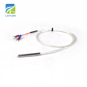 Laiyuan 3-draads PT100 <span class=keywords><strong>RTD</strong></span>-<span class=keywords><strong>sensor</strong></span> PT100 3-draads temperatuursensor PT100 thermocouple in China - Product Image 1