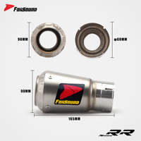Forsound Factory Prix de Gros BMW S1000RR 2019-2026 MotoGP Silencieux Court en Acier Inoxydable Style Akrapovic pour Course