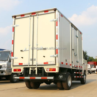 Camionnette chinoise à double cabine, 1,5 tonne, 3,5 tonnes, conduite à droite, petite boîte fermée, mini-fourgonnette de transport de marchandises