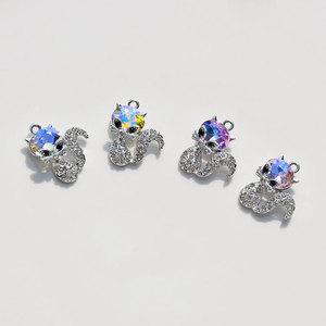 Fox <b>Crystal</b> Pendant Charms Micro Insert <b>Animal</b> Shape For Jewelry Making DIY Accessories Unisex Everyday Wear - Product Image 4