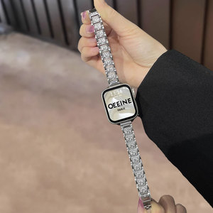 Bracelets de montre intelligente sertis de diamants pour Xiaomi Mi Band 9/10, pour Apple Watch, pour Huawei Mi Band 9/10 - Product Image 4