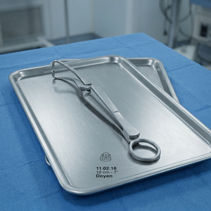 Pinces à serviettes Doyen en acier inoxydable de haute qualité pour chirurgie générale, 18 cm / 7 pouces, instruments chirurgicaux - Product Image 3