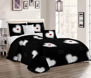 2022 nouveau Style couvre-<span class=keywords><strong>lit</strong></span> floral au <span class=keywords><strong>crochet</strong></span> pour <span class=keywords><strong>lit</strong></span> Double ensemble de couette en microfibre avec Offre Spéciale 4 pièces - Product Image 6