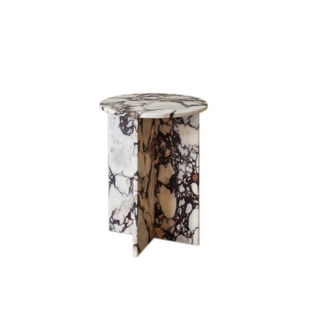 Natural Calcutta Viola Marble Custom Calacatta Marble Stand for Side Table Living Room Table