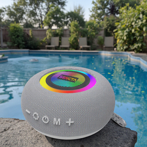 Nuevo Altavoz Portátil para Exteriores, IPX5 Impermeable, Mini Altavoz Musical, Regalo, RGB Colorido, Altavoz Inalámbrico Redondo de Tela - Product Image 4