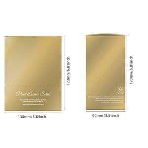 Masques pour les yeux Sakura, à la pêche, au ginseng rouge, à la carotte, à la truffe noire, pour affiner les pores, hydrater, raffermir et nourrir la peau, masque en feuille pour le visage - Product Image 6