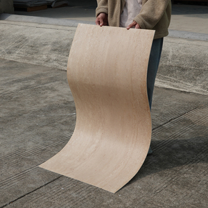 Revestimiento de Pared de Cerámica Flexible Tipo Travertino Romano, Panel de <span class=keywords><strong>Piedra</strong></span> Ligero - Product Image 4