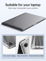 Étui transparent PC de haute précision pour MacBook Pro/Air 3D radiant dureté douce trous de Ventilation de refroidissement par Air étuis pour ordinateur portable Macbook