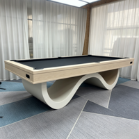 Table de billard professionnelle personnalisée en usine, nouvelle collection, design moderne, avec cadre en bois massif et plateau en ardoise, 7ft, 8ft, 9ft, écologique, pour la maison