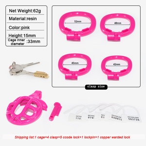 Hot Selling Plastic Resin Chastity Lock Turtle Type Hollow-carved Design Sex Toys Penis Lock for Men - Product Image 6