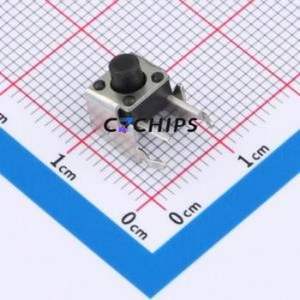 TSA06231-060B332BA Tactile Switch Bent Lead Through Hole-4P,7.4x6.2mm Switch Single Pole Single Throw Round Button 1.8N 7.4mm - Product Image 1