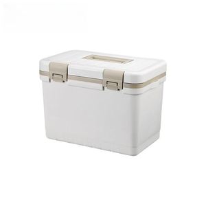 PoeticExist 12L Portable Reusable Eco-Friendly Multi-Functional Cooler <b>Box</b> Modern Style PP Outdoor <b>Camping</b> Food Beverage - Product Image 2